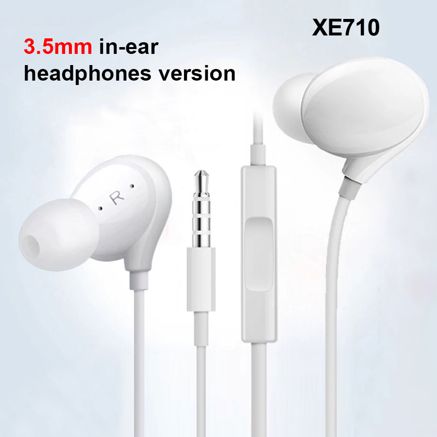 VIVO 3.5mm Earphone Type-C XE710 XE680 XE600i XE100 In-Ear Mic Wired Headset Earpiece Earset Microphone. 