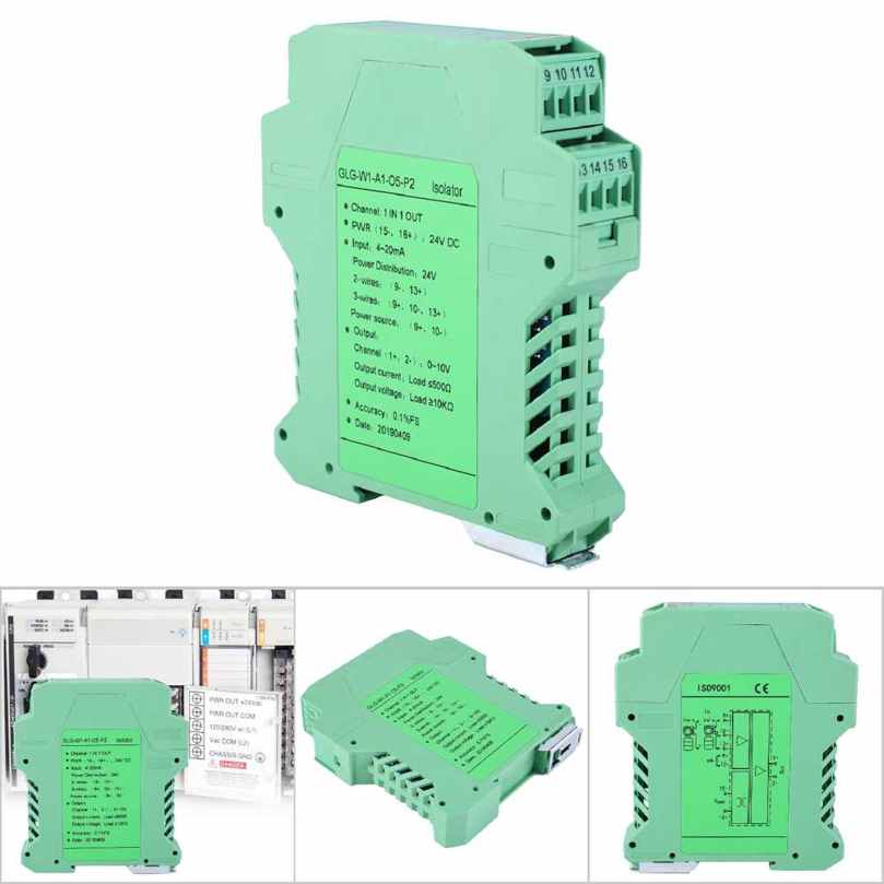 HOT DC Current Signal Isolator Transmitter Conditioner 4-20mA PLC Detect 24V. 