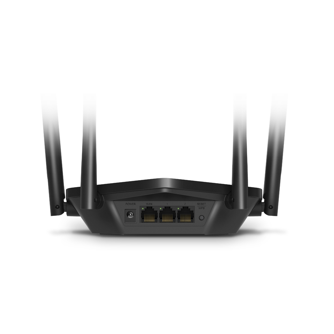 Mercusys MR60X AX1500 WiFi 6 Router | Dual Band 1500 Mbps Wireless 1.5 Gbps Gigabit Wi-Fi | OFDMA & MU-MIMO | 4× Multi-Directional high-gain Antennas with Beamforming. 