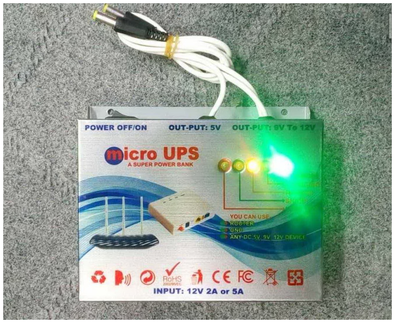 Micro Ups for Router Backup ROUTER ANU. 