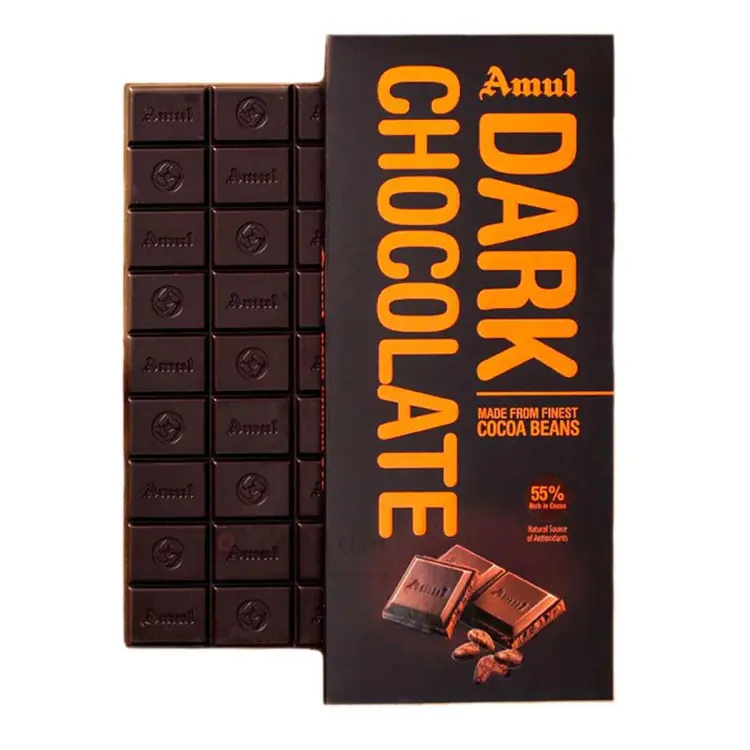 Price of deals amul dark chocolate