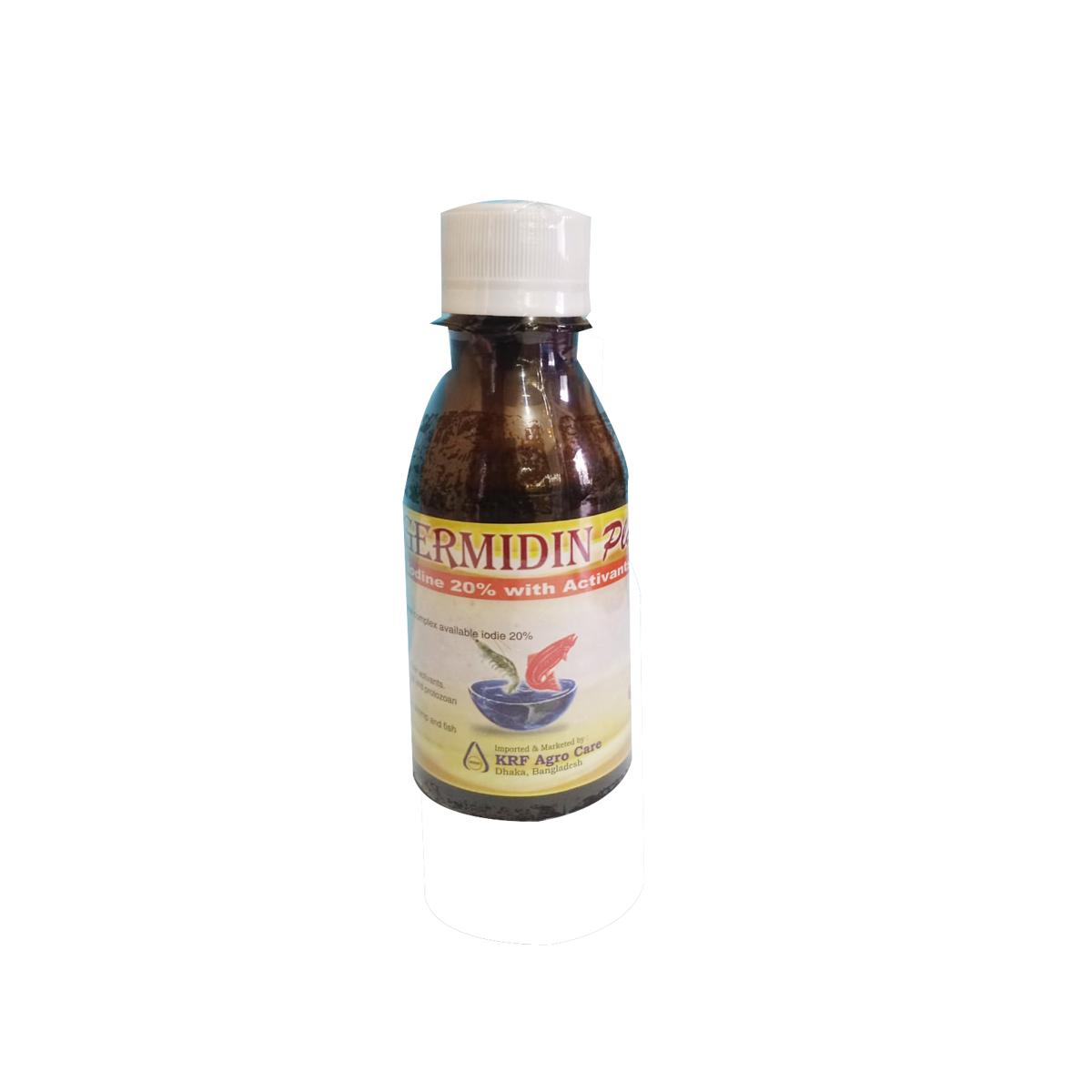 GERMIDIN PLUS 100ml in Shrimp and fish With 20% Iodine. 