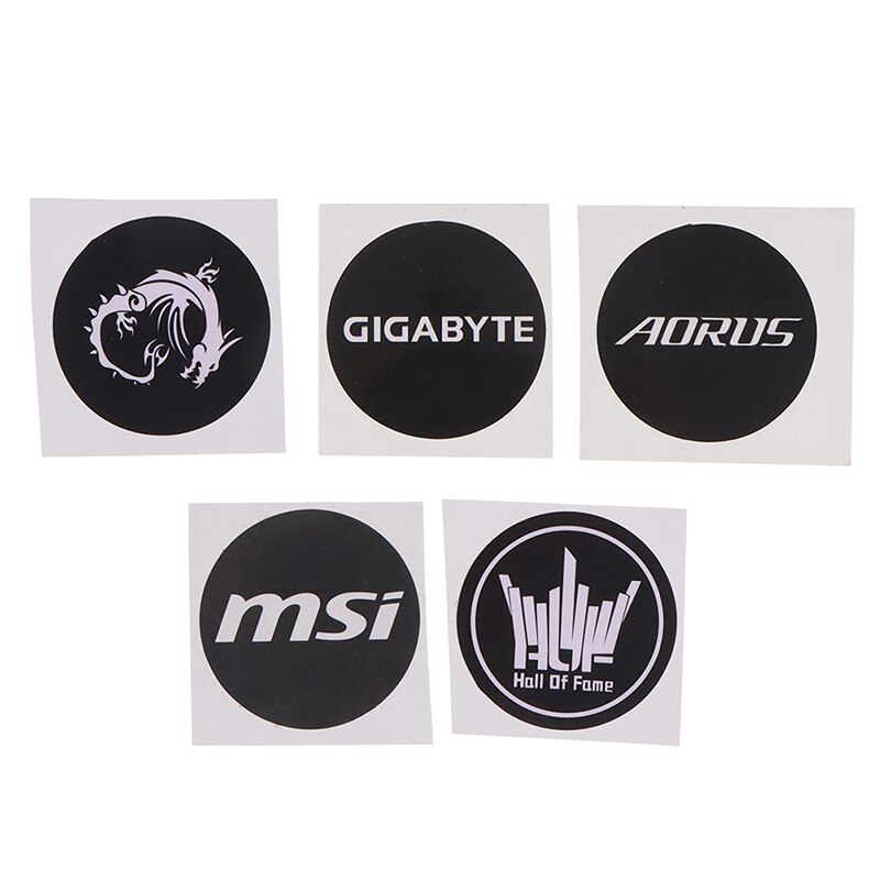 Power Supply 80plus Certification Computer Host Fan Sticker Exhaust Fans Label Chassis Fan Stickers Graphics Card Fans Sticker. 