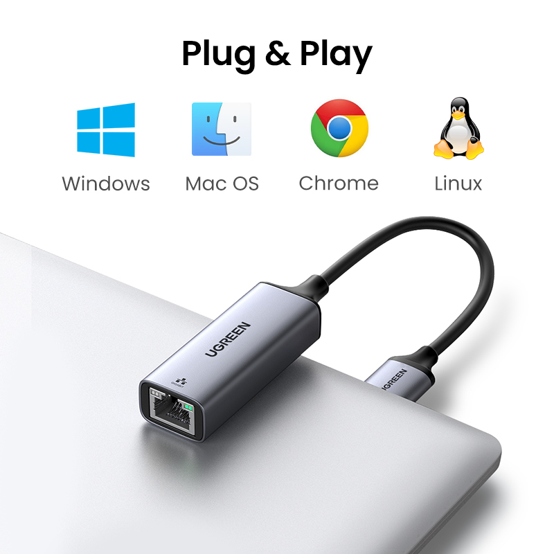 UGREEN USB Ethernet Adapter USB3.0 1000Mbps USB RJ45 Network Card for Laptop Xiaomi Mi Box S Nintendo Switch PC Internet USB Lan. 