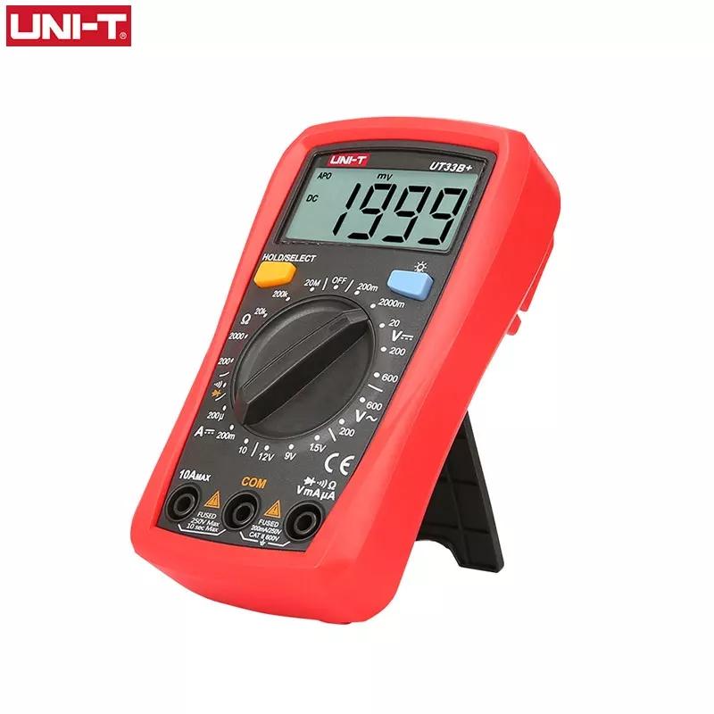 UNI-T UT33B+ Digital Multimeter Current AC DC Voltage Resistance Diode Battery Tester LCD Backlight - Kings Trading. 