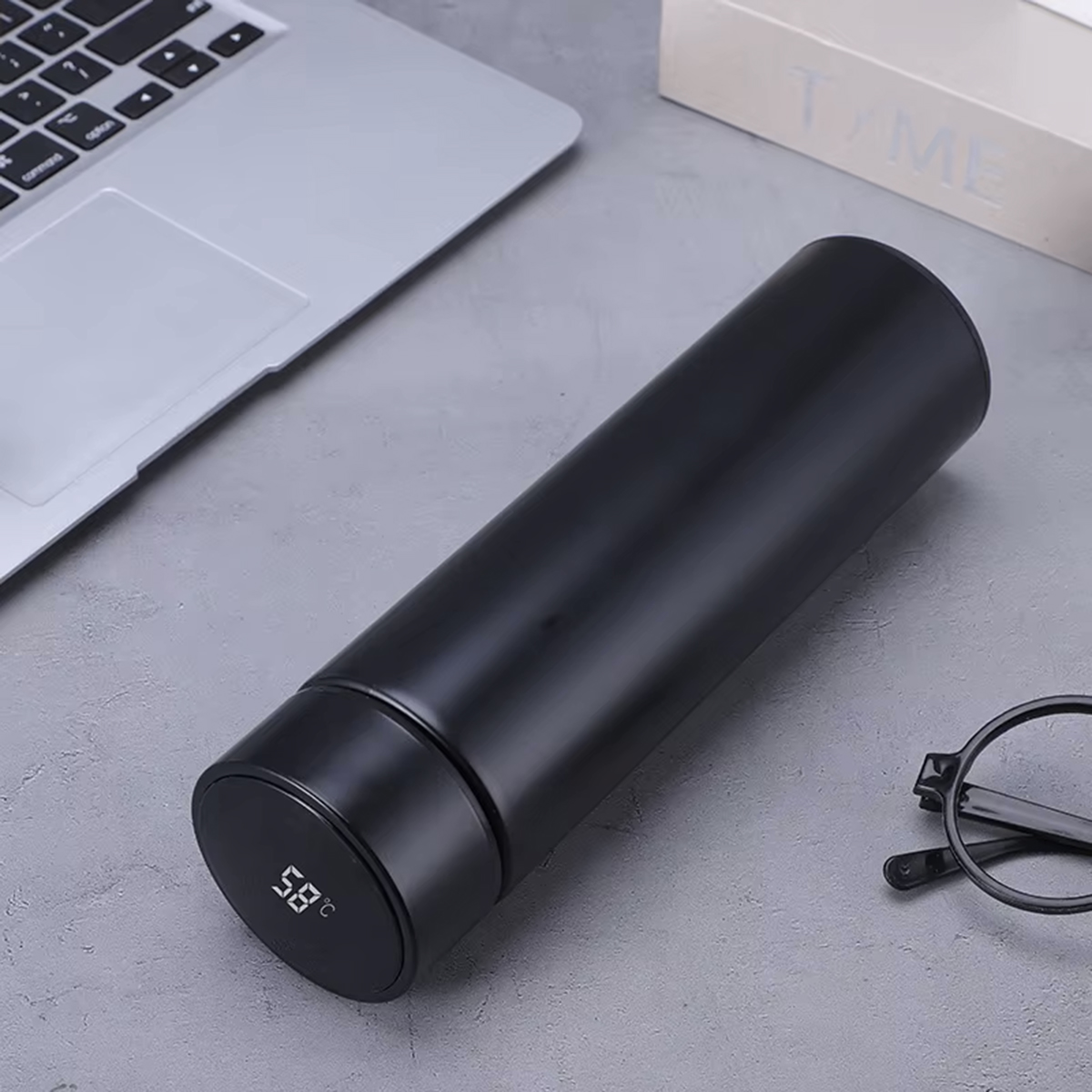 500ml/600ml Thermos Stainless steel tumbler insulated water bottle cute coffee thermos cup LED Touch Display Temperature Vacuum Flasks Drinkware smart. 