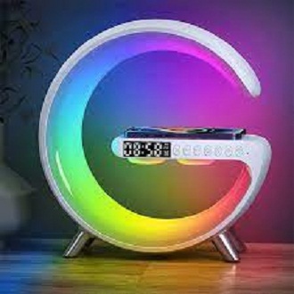 G63 Smart Light Sound Machine Super Wireless charging Station With Alarm Clock