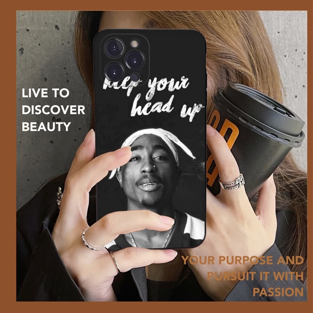 2pac Tupac Amaru Shakur Makaveli Phone Case For iPhone 14 11 12 13 Mini Pro XS Max Cover 6 7 8 Plus X XR SE 2020 Funda Shell. 