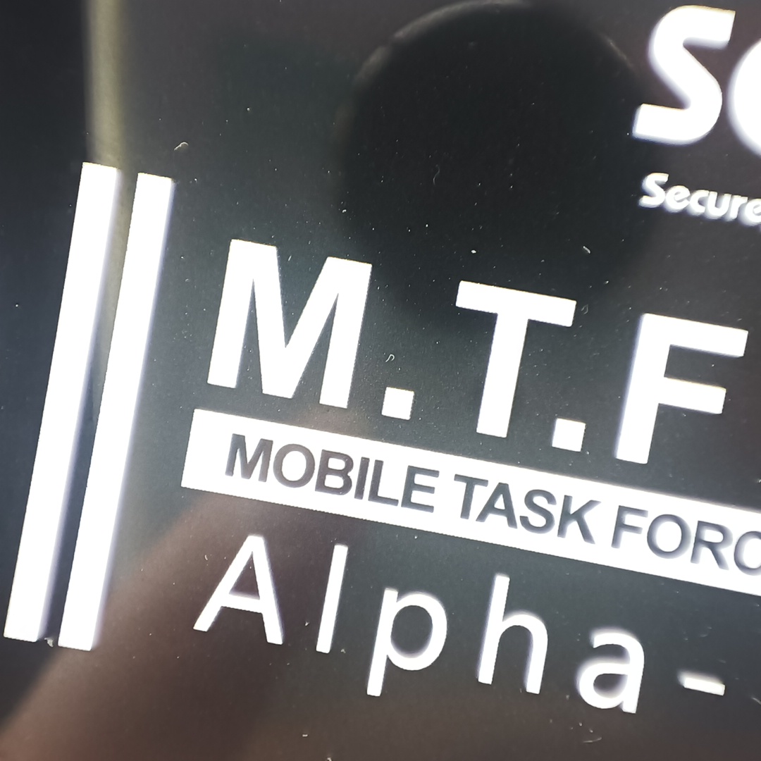 MTF Mobile Task Forces SCP Foundation Secret GUARD Cosplay Card. 