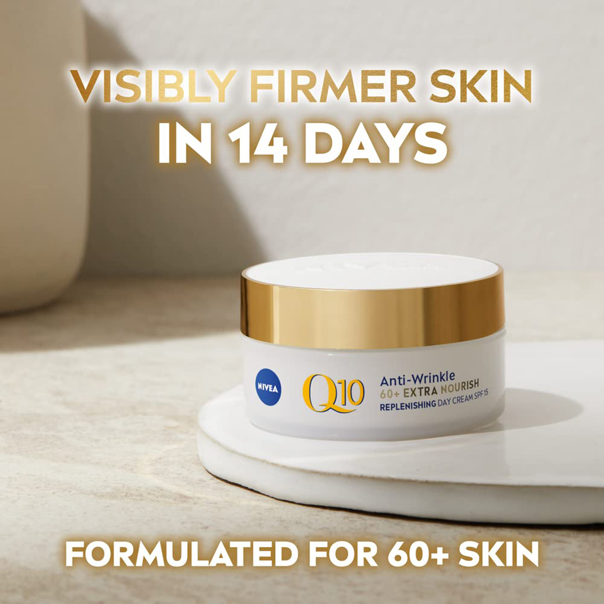 Nivea Q10 Power 60+ Anti-Wrinkle + Replenishing Day Cream 50ml