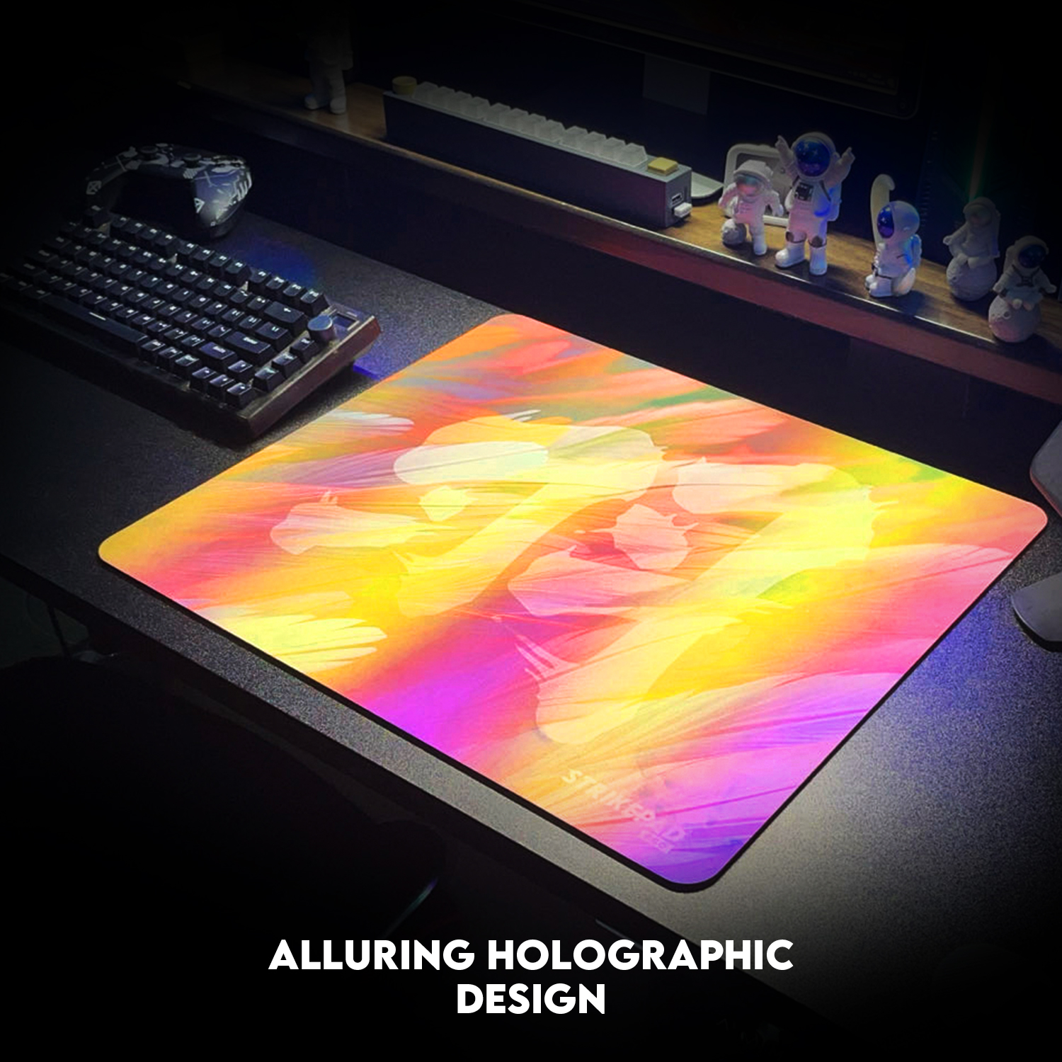 FANTECH MST491P Strikepad Mousepad Anti-Slip Base & Ultra fast Gaming Mousepad 49x42x3cm. 