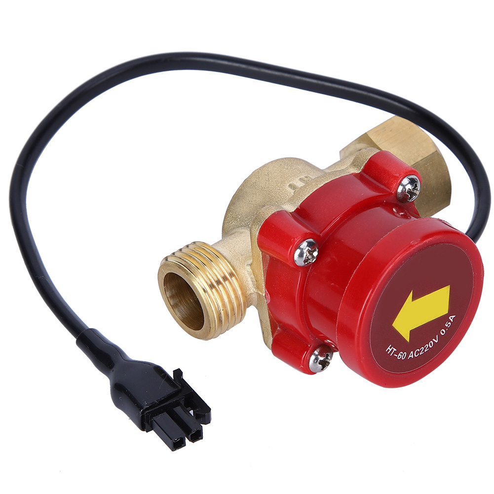 Water Pump Flow Sensor Pressure Automatic Control Switch HT‑60 4‑4 220V 60W G1/2in. 