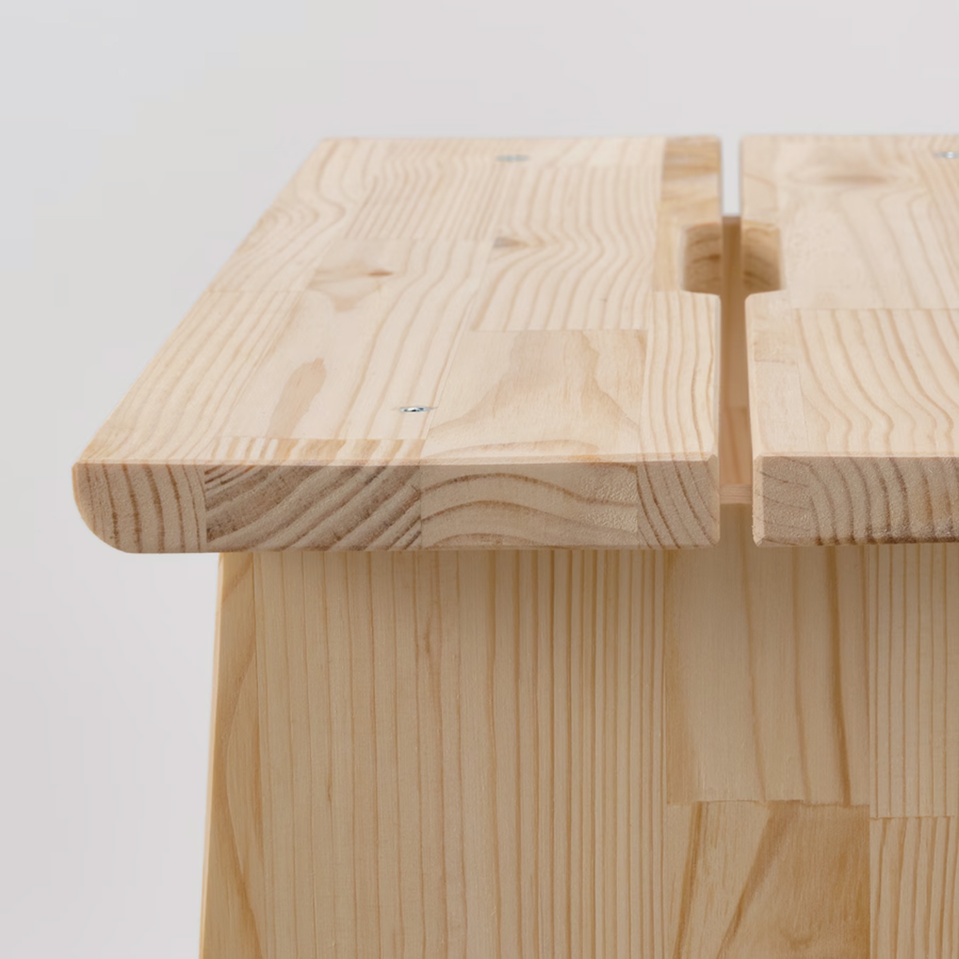 PERJOHAN Stool with storage, pine Melamine Laminated Board (Standard Size). 