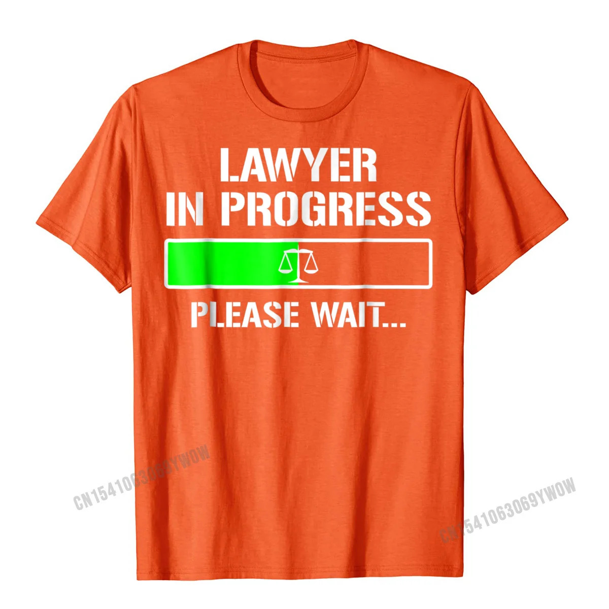 Lawyer In Progress T-Shirt Funny Law School Student Tee Gift Men Male Wholesale Casual T Shirt Cotton T Shirt Custom. 