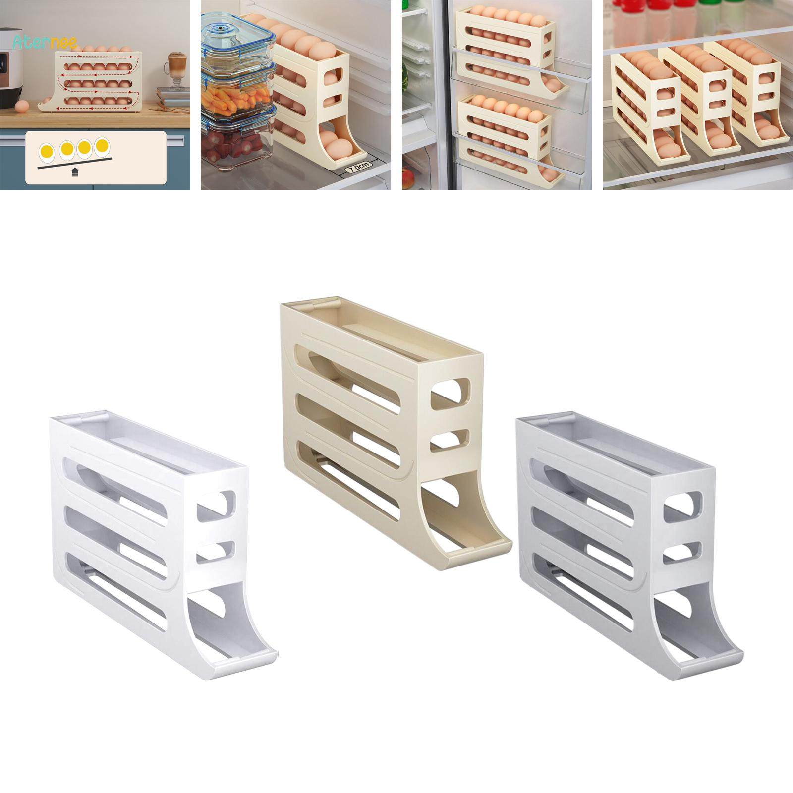 4 Tier Egg Tray for 30 Eggs Automatically Fridge Container. 