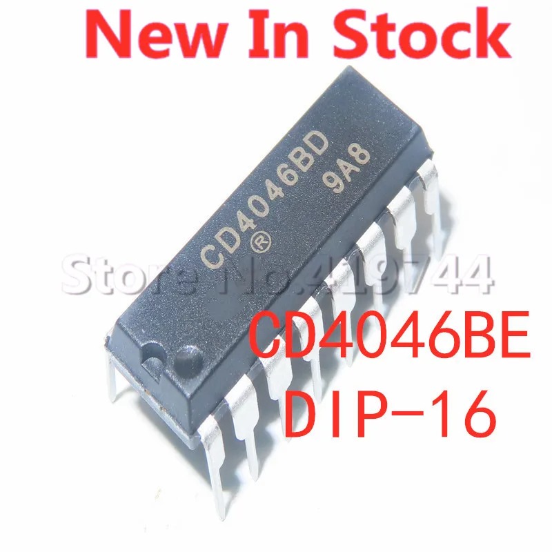5PCS/LOT CD4046 CD4046BE DIP-16 Clock/Timing/Clock Generator In Stock NEW original IC