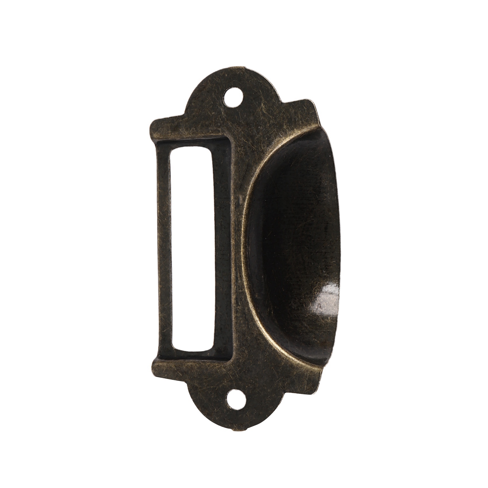 JOUYI 40PCS File Name Card File Cabinet Handles Label Holder Antique Bronze Drawer Label Pull Cabinet Frame Handle File Name. 