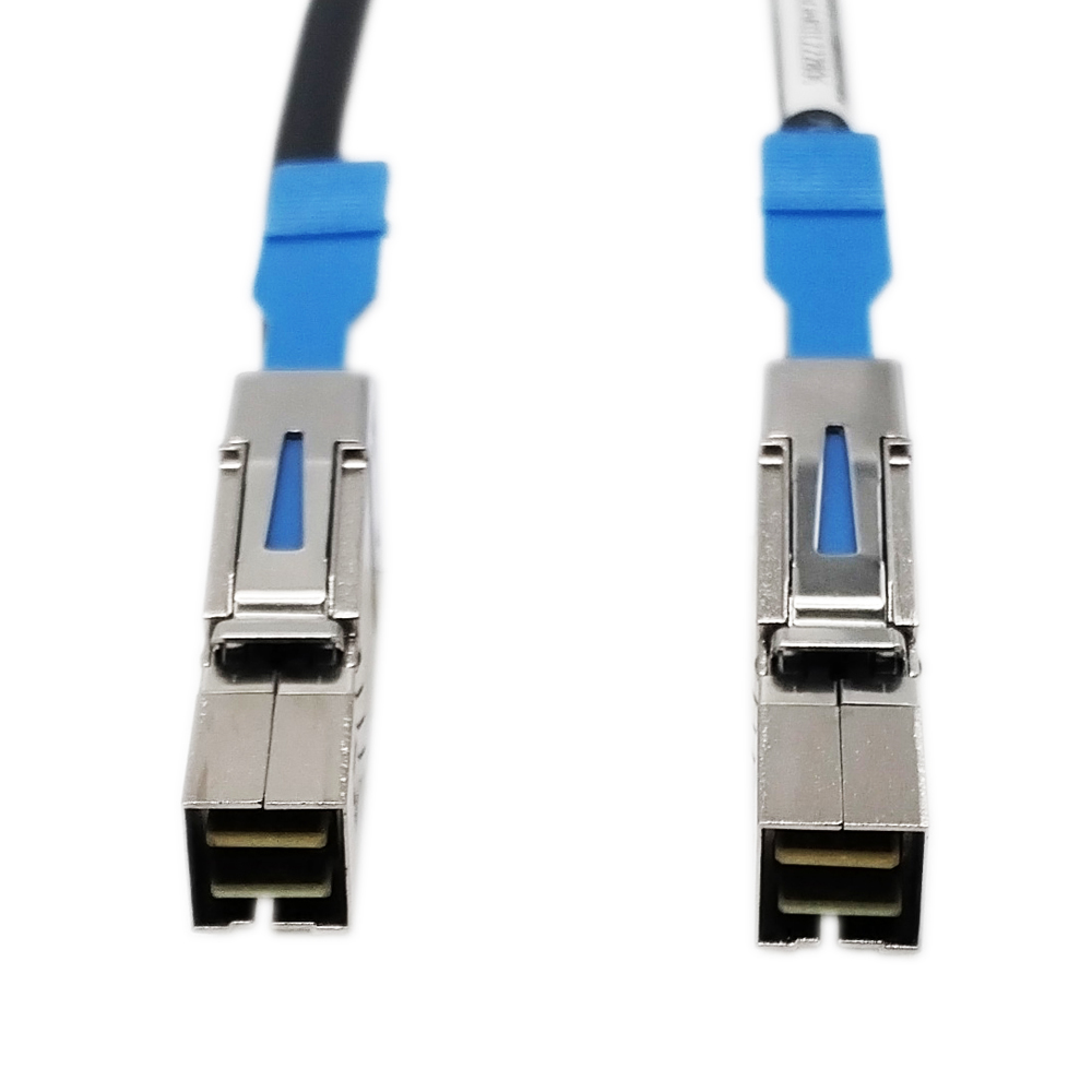 Mini Multilane 4X 12 Gb/s Shielded Cage Cable,SFF 8644 TO SFF8644 Mini SAS Cable,Hard Disk Server Data Sync Transmission Cable. 