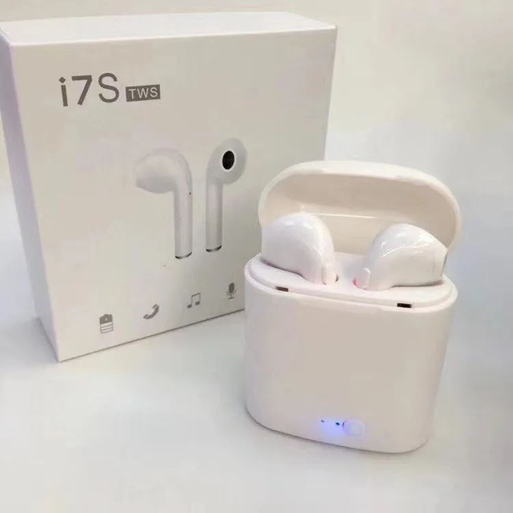 Headset bluetooth wireless earphone online airpods hbq i7s tws