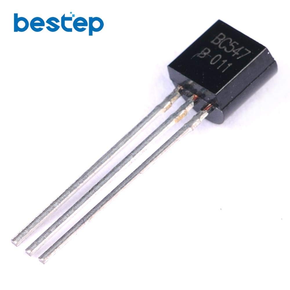 25Pcs- BC547B BC547 BC-547 BC 547 45V 100mA NPN 3 Pin Leads General Purpose Transistors BC 547 NPN 3 Pin TO-92 Package Bipolar Low Power Transistor. 