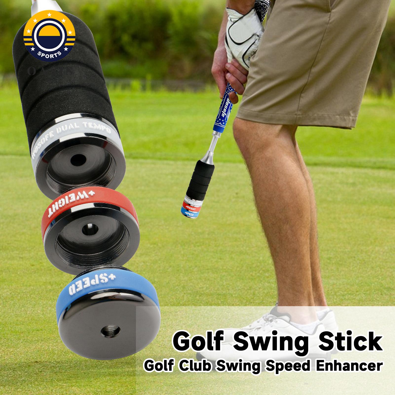 Oasis Golf Swing Speed Trainer Adjustable Golf Swing Trainer Stick for Indoor Practice Improve Rhythm Technique with This Beginner-friendly Tool Portable Golf Swing Stick. 