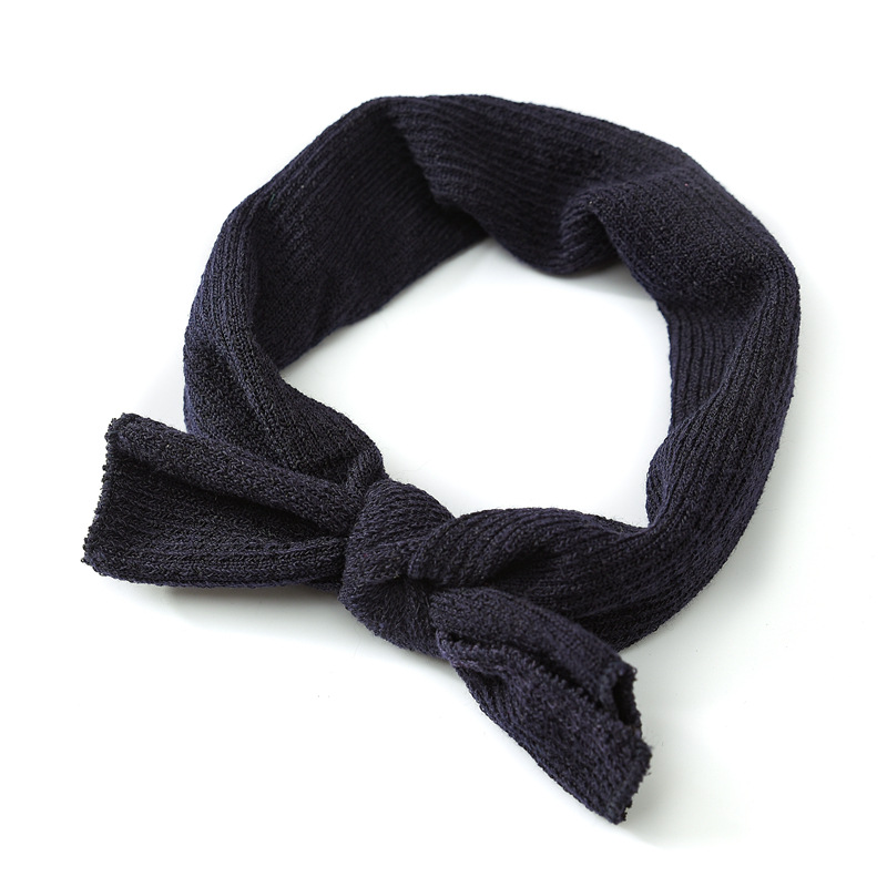 HeadwearNew Bow Hair Accessory Children's Solid Color Baby Headband Hair Accessory Wide-brimmed Girl Baby Snap Headband. 