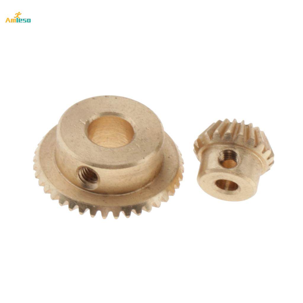 1:2 Bevel Gear 0.5 Modulus 20/40 Teeth Height 8mm Inner Hole Dia 3/ 6mm