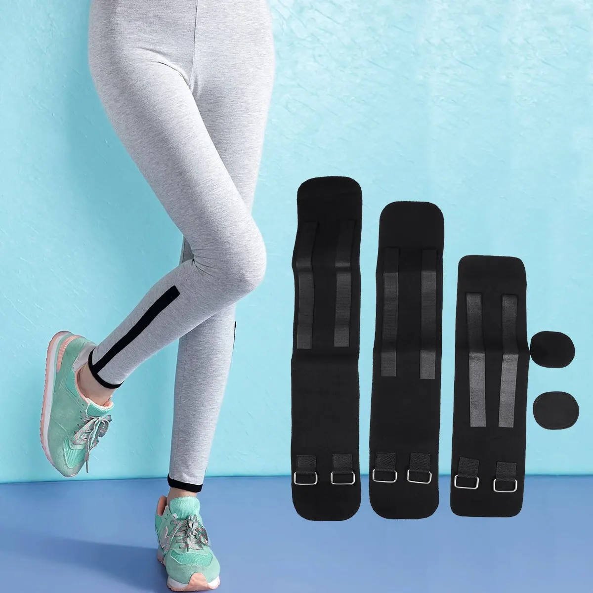 3pcs/set Legs Posture Corrector Multi-functional Bow-legged Correction Bandage Belt Correction Belt for O- type Legs X-type Legs. 