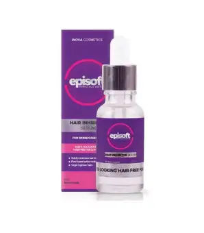 Episoft Inhibitor Hair Removal Serum Permanent Hair Growth Stopper