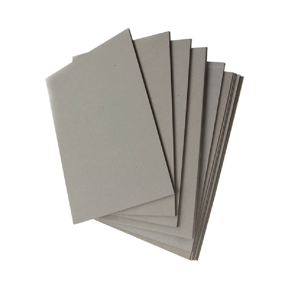 Ounce Board Hard Paper Board Grey Bord For Packaging and multiporpose use A4 size 5 Sheets. 