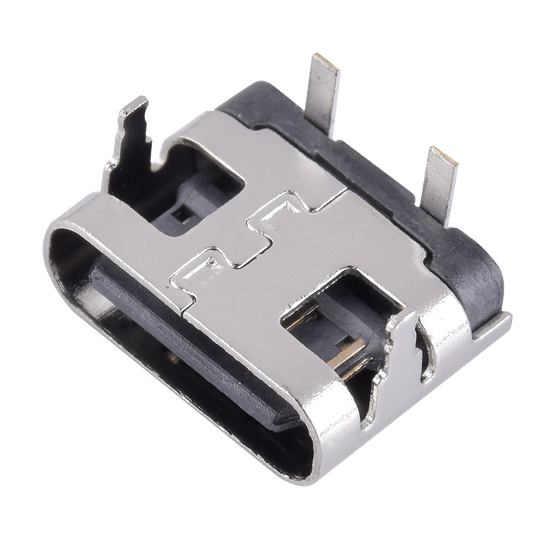 10Pcs 2 Pin Micro Type C Connector Socket USB 3.1 Type-C Female Power Jack Dock Encounter. 