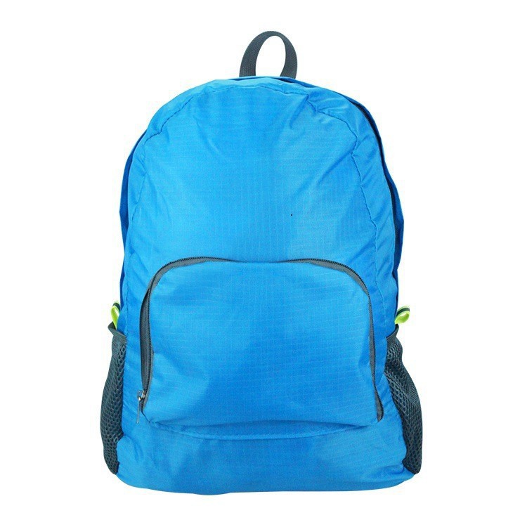 The new lightweight folding backpack can be printed with logo outdoor waterproof large-capacity advertising campaign gift folding backpack
