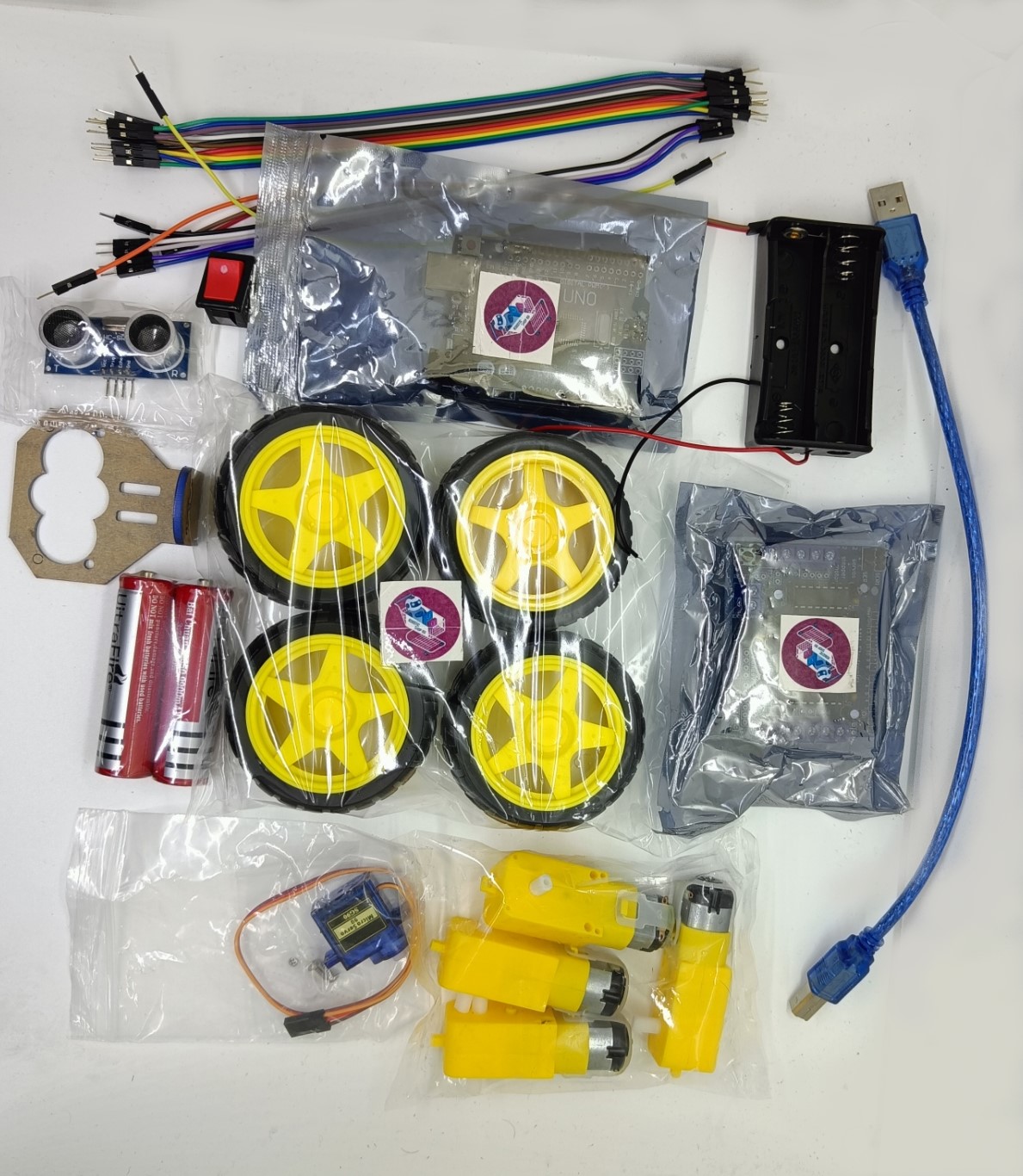 Obstacle Avoiding Robot || RoboBox-1 DIY. 