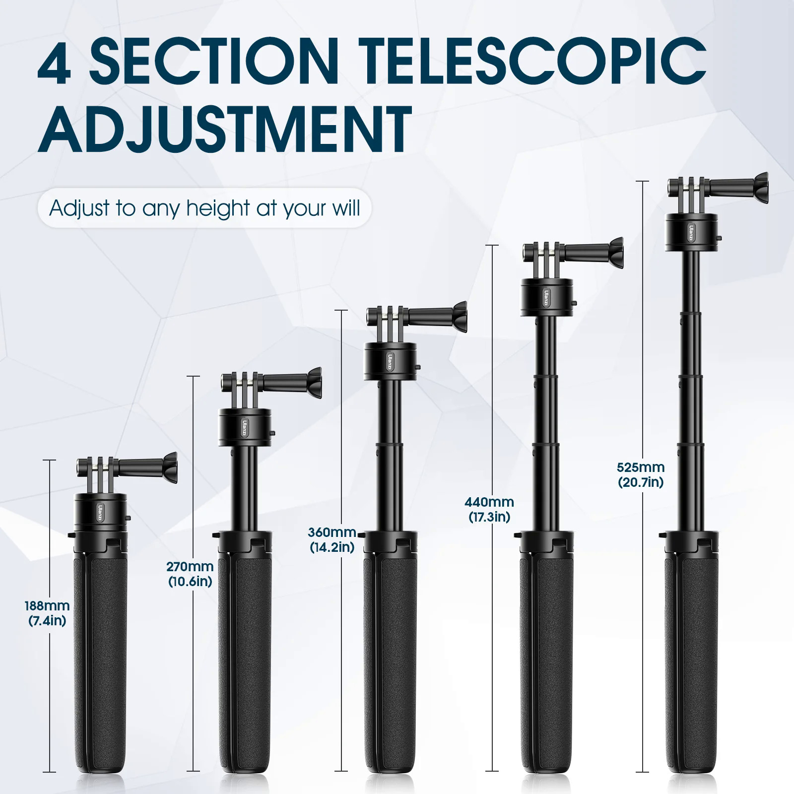 Water Action Camera Tripod For Gopro DJI OSMO ACTION Insta 360 Magnetic Quick Release Stand Outdoor Travel Vlog Sellfie Stick. 
