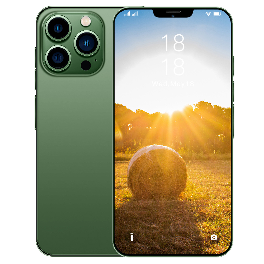 i13 Promax Cross-Border Low Price 7.3 Inch Android Smartphone 2+16G All-in-One Machine 1300 Million Pixels in Stock. 