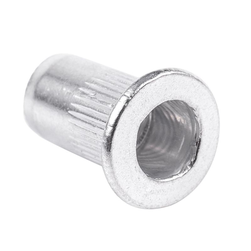 M5 Aluminium Threaded Rivnuts Flat Head Rivet Nuts Nutserts 200Pcs. 