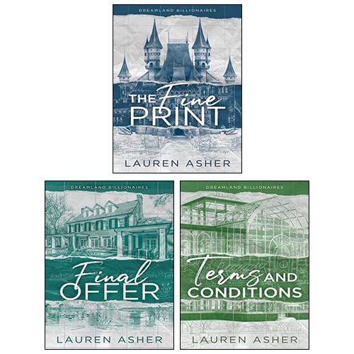 Dreamland Billionaires Series 3 Books Collection Set By Lauren Asher (The Fine Print, Terms and Conditions, Final Offer) Paperback Novel