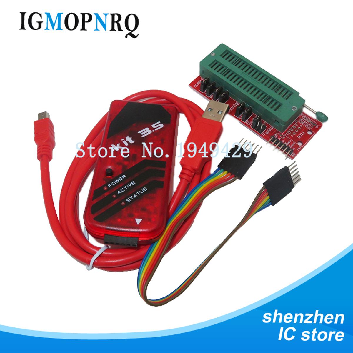 PICKit2 PICKIT3 PICKit3.5 Programmer + PIC ICD2 PICKit 2 PICKIT 3 PICKIT 3.5 Programming Adapter Universal Programmer Seat
