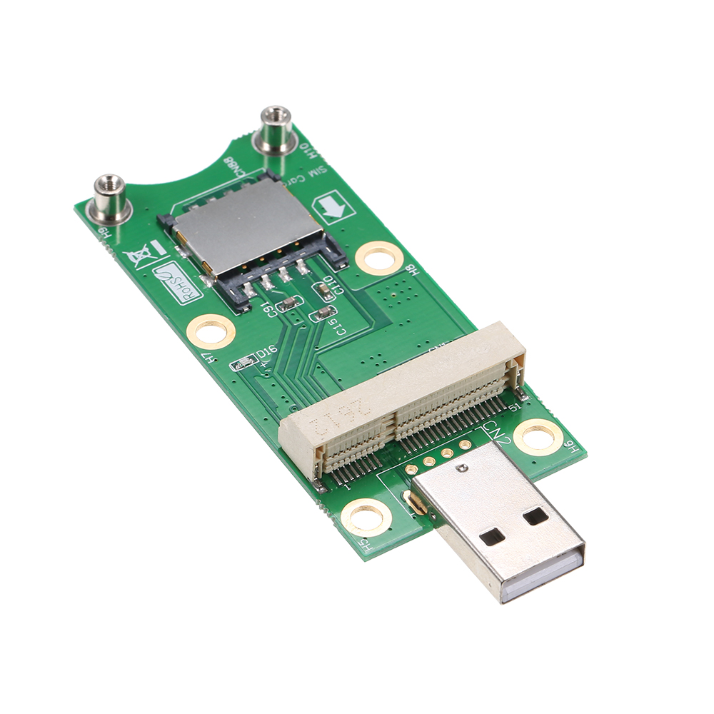 HXSJ M-ini Pci-E To Usb With Sim C-ard Wwan Adapter C-ard 3G/4G Module. 