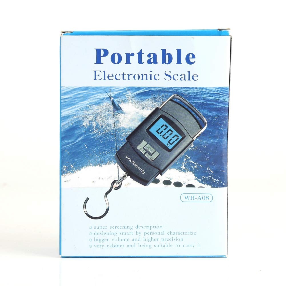 Portable Digital 50 Kg Weighing Hanging Scale with Big Hook