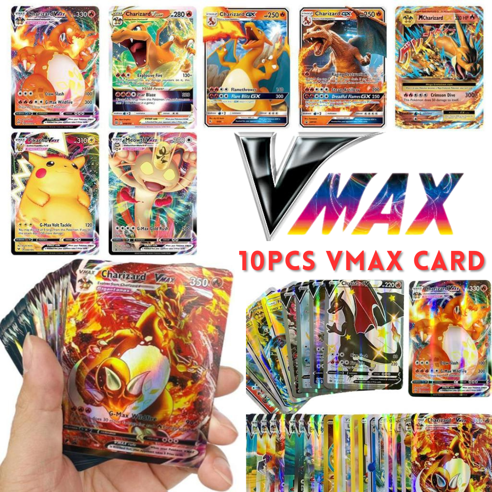 Pokemon Card VMAX - 10 Piece
