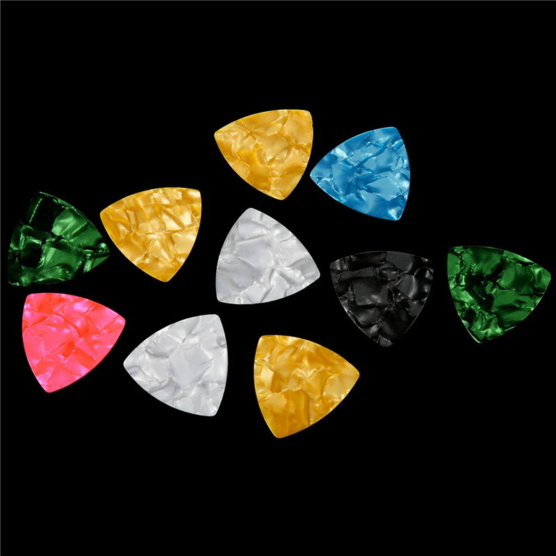 SRIWEN 60Pcs Acoustic/ Plectrums 0.46mm---Assorted Color. 