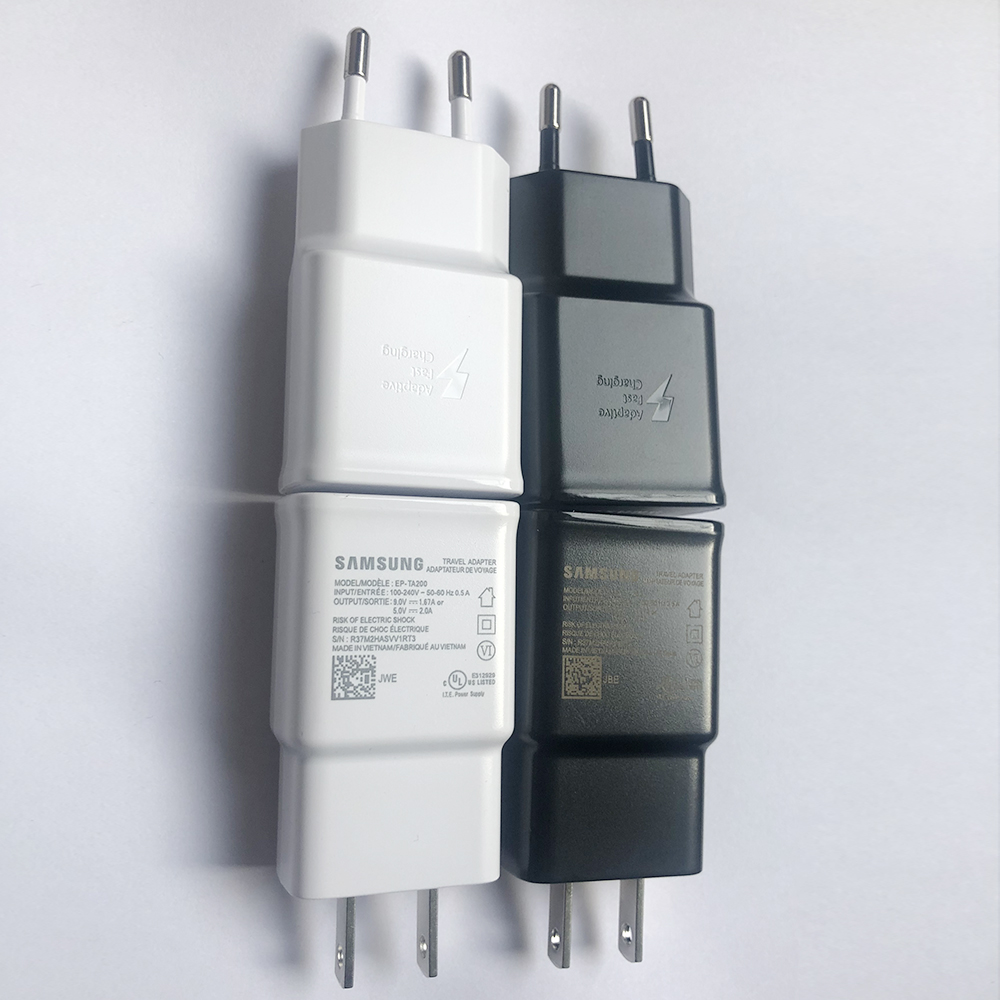 Samsung EP-TA200 EU US Not Fast Charger Quick Travel Adapter For Galaxy S10 S9 S8 S7 S6 Edge Plus J5 J7 J3 Note 9 8 A 7 5 3. 