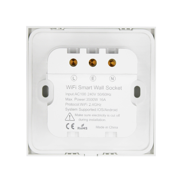 Wifi Smart 3 Pin well socket with power monitoring option - bong weed glass pipe. 