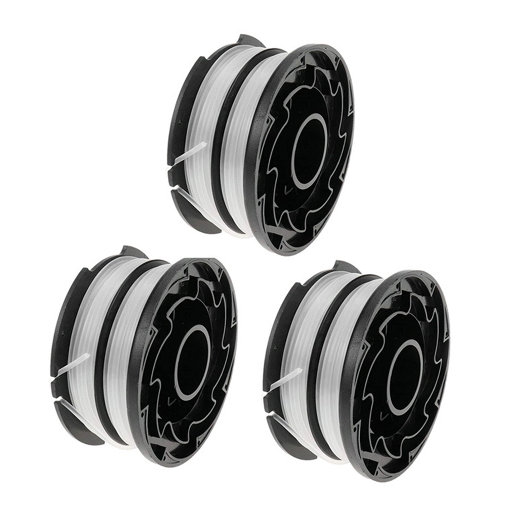 3 Pack String Trimmer Spools for BLACK+DEACKER DF-065 DF-065BKP GH700