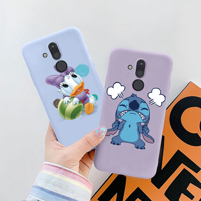 for Huawei Mate 20 Lite Phone Case Mickey Minnie Mouse Daisy Donald Duck Stitch Cute Funny Cartoon Silicone Soft TPU Back Cover. 