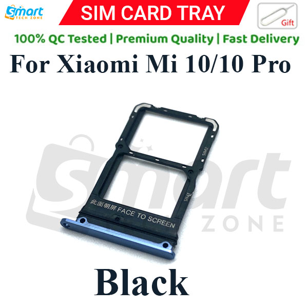 Xiaomi Mi 10/ 10 Pro/ 10 Lite/ 10t Lite/ 10t Lite Pro Sim Tray Micro SD Card Slot with Sim Ejector Pin Replacement Part. 