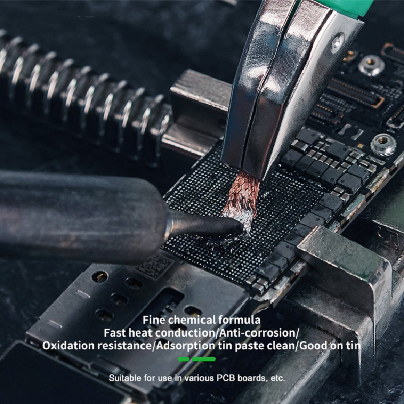 RELIFE Solder Wick No-Clean Copper Desoldering Braid Low Residue Tin Repair Tool RL-1520 RL-2020 RL-2520 RL-3020 RL-3520. 