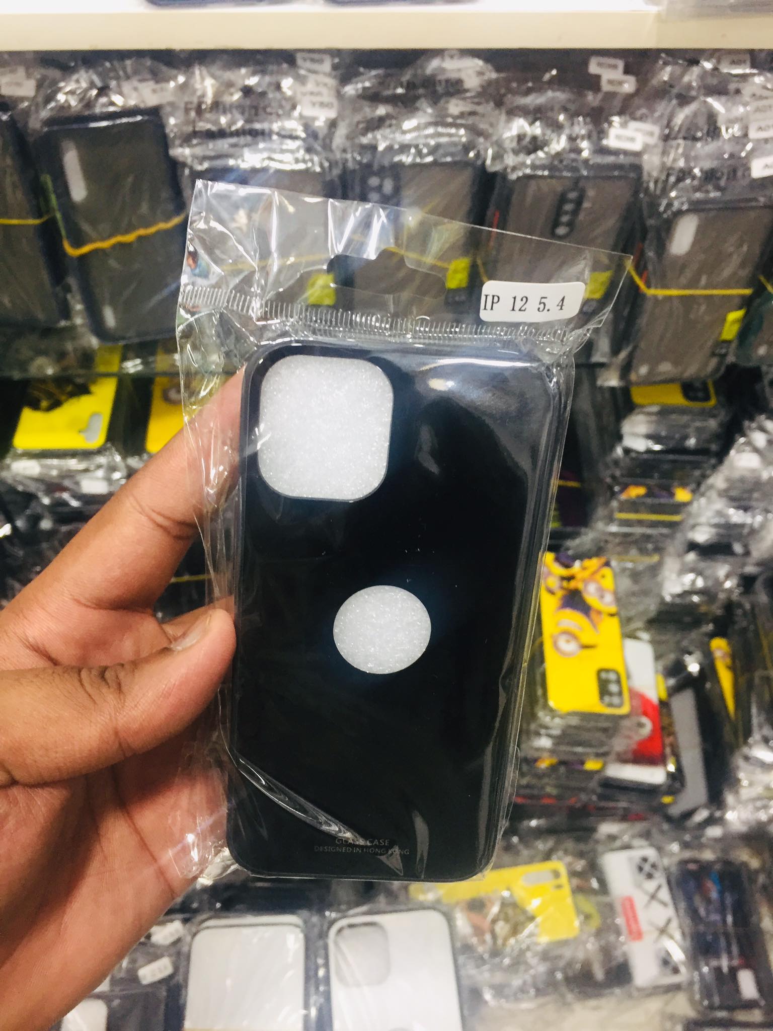 For Iphone 12 pro mini 5.4  - (100% Premium Quality) DESIGNED IN HONG KONG Scratchproof Tempered Glass Case Back Cover Casing ..