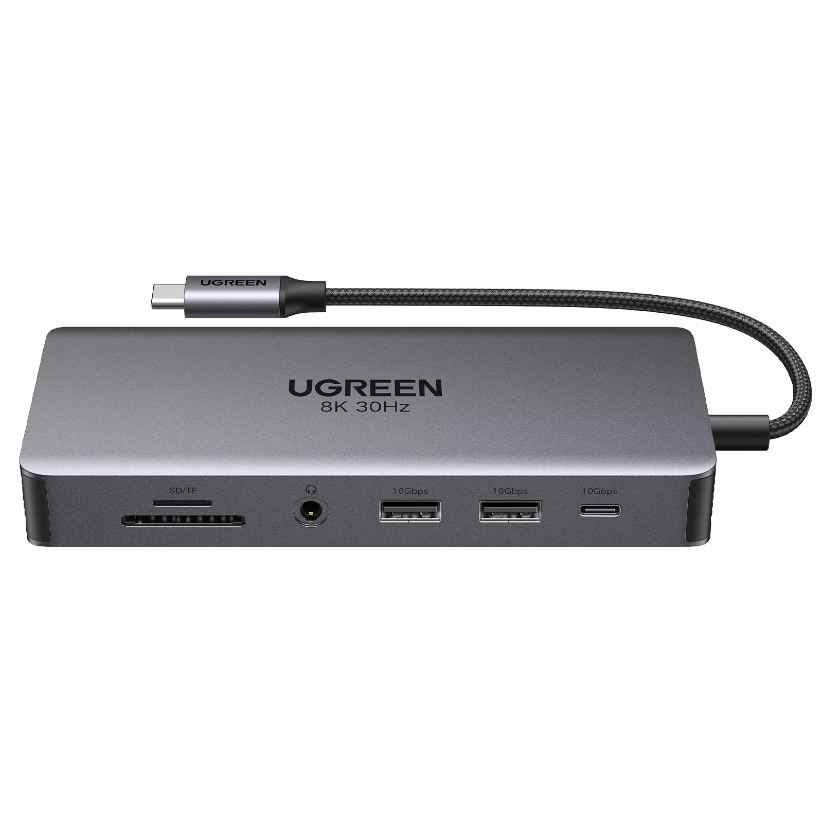 Hub 9-en-1 UGreen Revodok Pro - 100W, USB-C 3.2 + USB-A 3.2 10Gbps